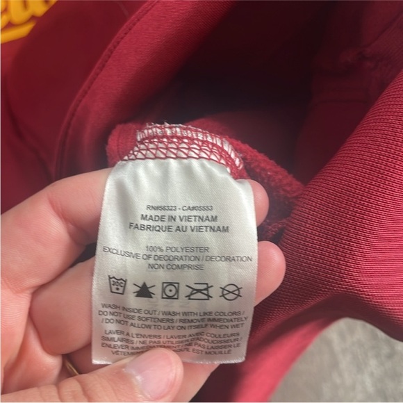 Nike Dri-Fit Iowa State Cyclones Size Small Hooded Athletic Sweatshirt. - Picture 4 of 6